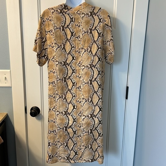 NWT H&M snake print tunic dress size XS - Picture 6 of 10